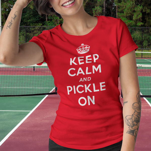 KEEP CALM Unisex Pickleball Tee