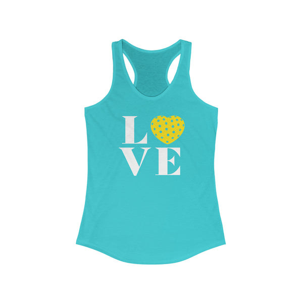 PICKLEBALL LOVE Women's Racerback Tank