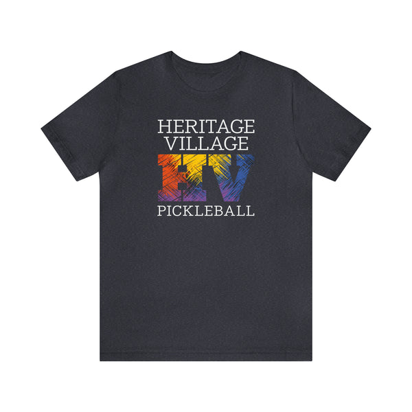 HERITAGE VILLAGE PICKLEBALL Unisex Tee