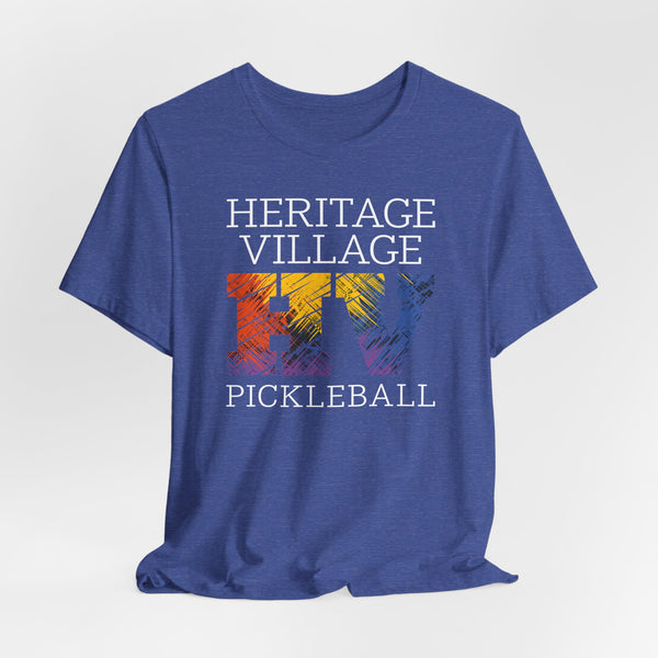 HERITAGE VILLAGE PICKLEBALL Unisex Tee