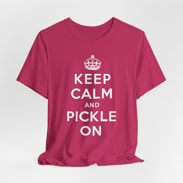 KEEP CALM Unisex Pickleball Tee