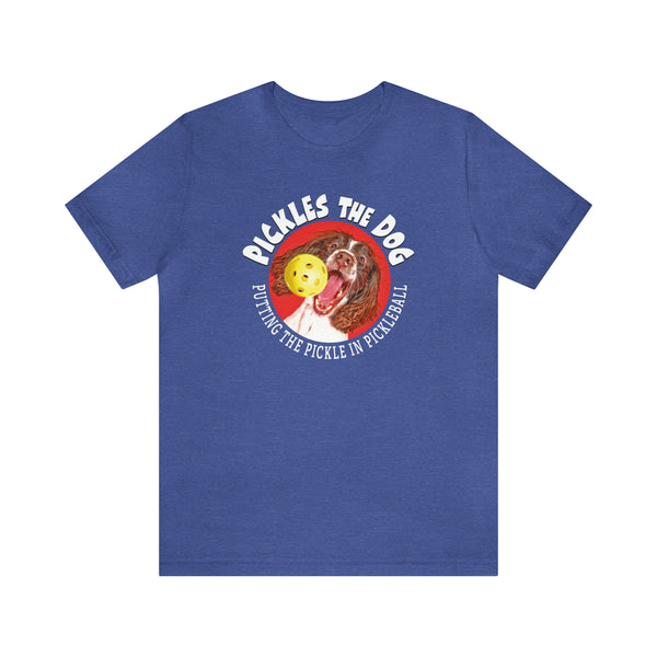 PICKLES THE DOG Unisex Pickleball Tee