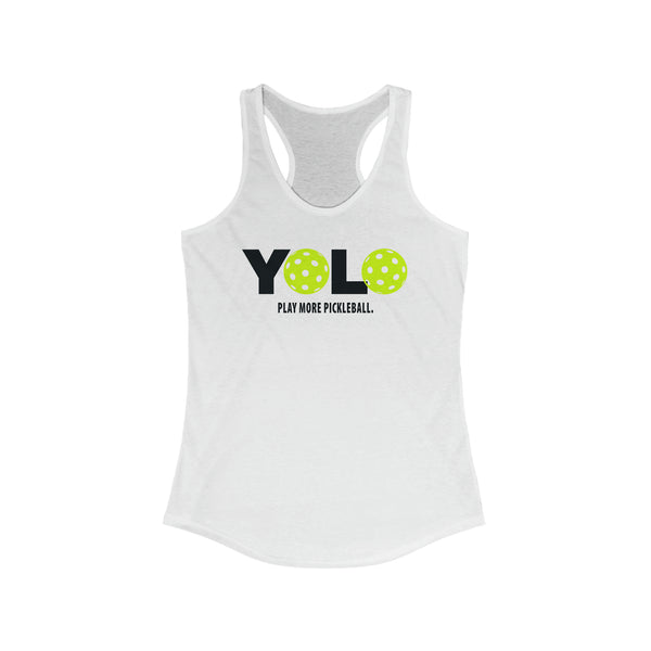 YOLO Women's Racerback Tank