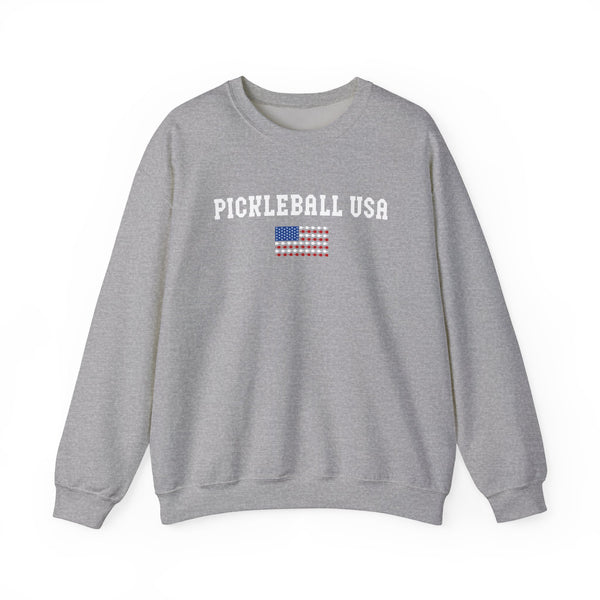 PICKLEBALL USA PADDLE FLAG Unisex Crewneck Sweatshirt