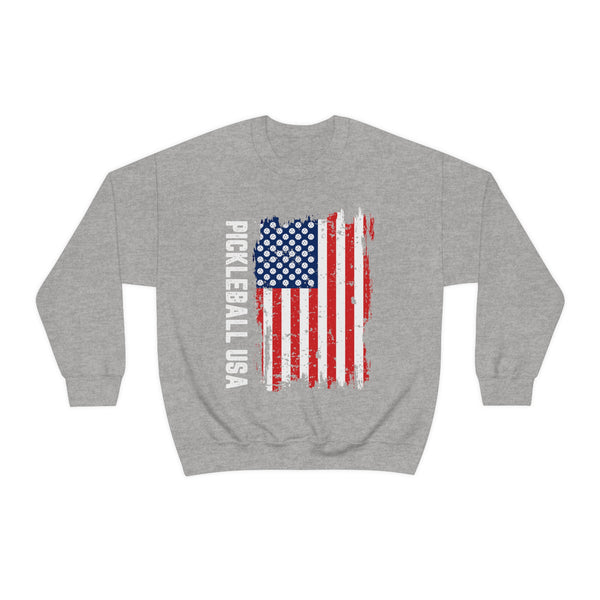 PICKLEBALL FLAG Unisex Crewneck Sweatshirt