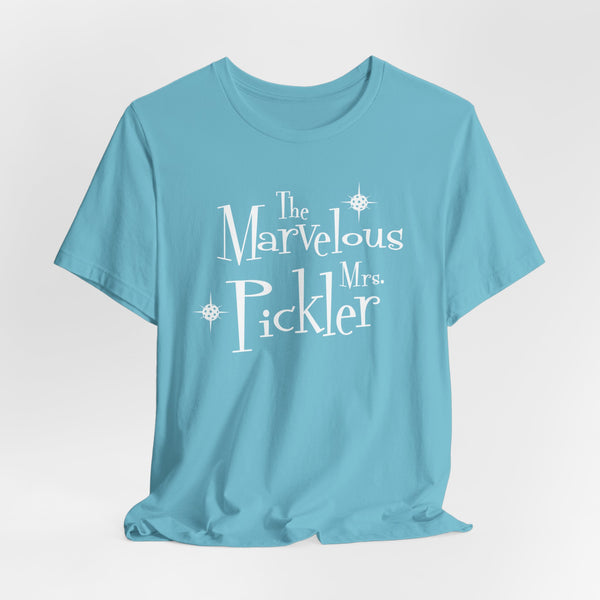 THE MARVELOUS MRS. PICKLER Unisex Pickleball Tee