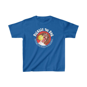 PICKLES THE DOG Kids Unisex Pickleball Tee