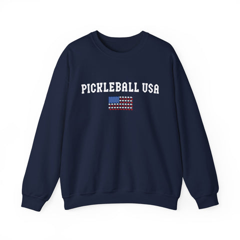 PICKLEBALL USA PADDLE FLAG Unisex Crewneck Sweatshirt