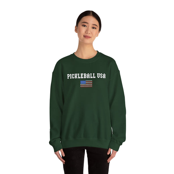 PICKLEBALL USA PADDLE FLAG Unisex Crewneck Sweatshirt
