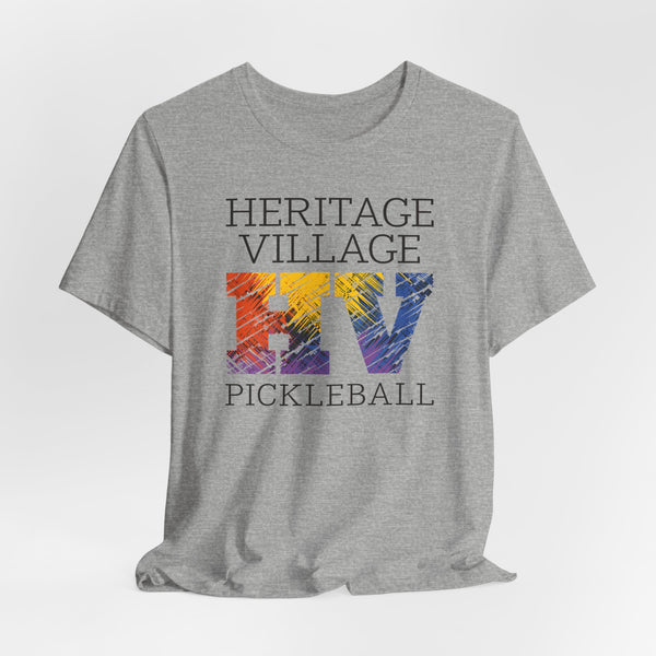 HERITAGE VILLAGE PICKLEBALL Unisex Tee