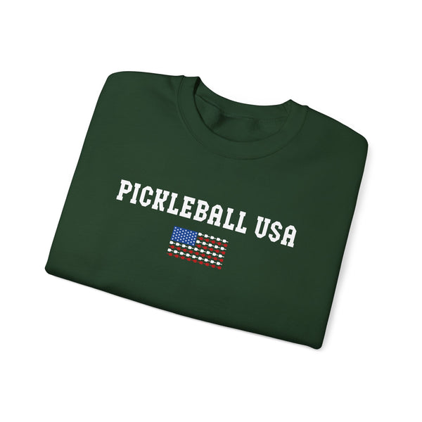PICKLEBALL USA PADDLE FLAG Unisex Crewneck Sweatshirt