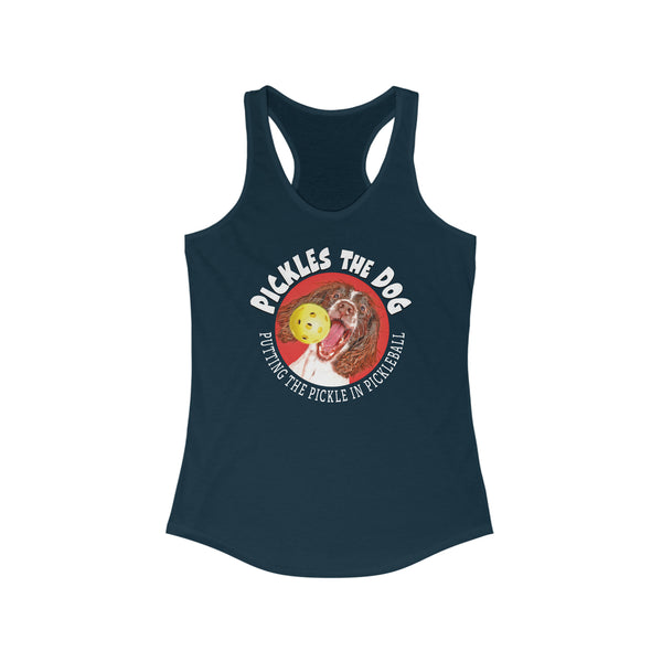 PICKLES THE DOG Women's Racerback Tank