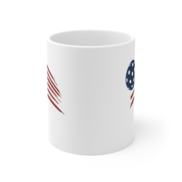 PICKLEBALL USA PAINTED FLAG Mug