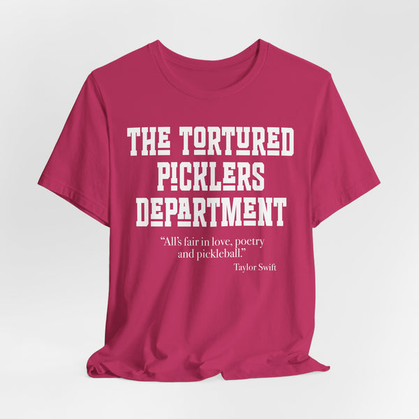 THE TORTURED PICKLER Unisex Pickleball Tee