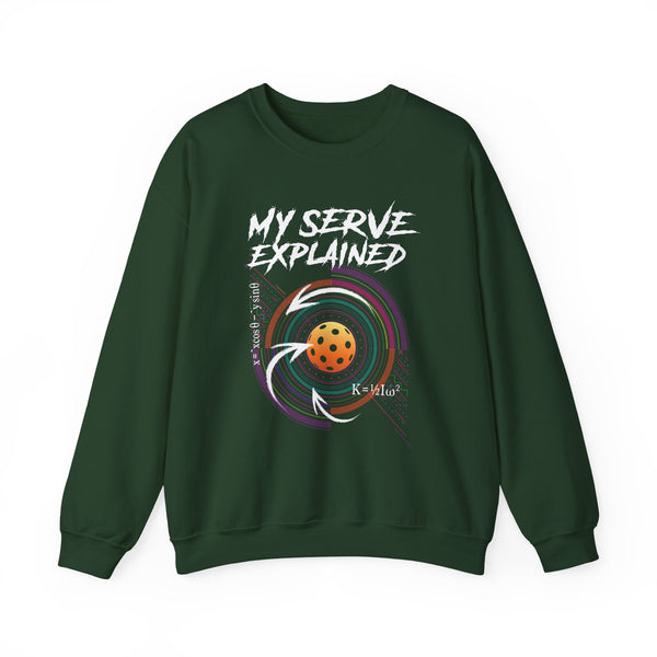 MY SERVE EXPLAINED Unisex Crewneck Sweatshirt