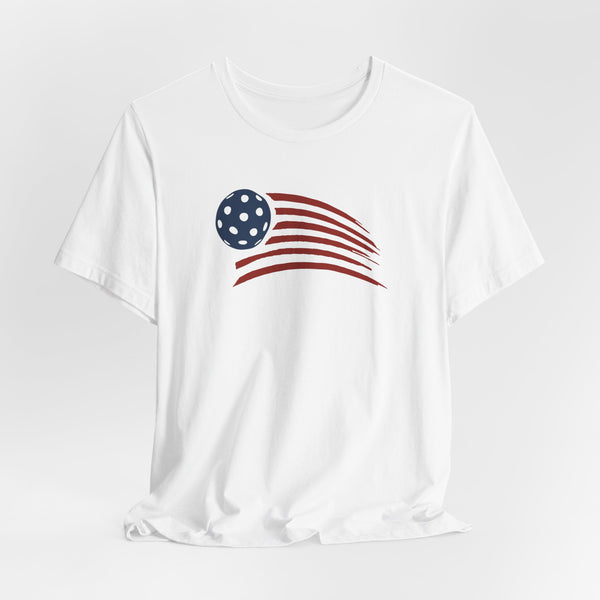 PICKLEBALL USA PAINTED FLAG Unisex Tee