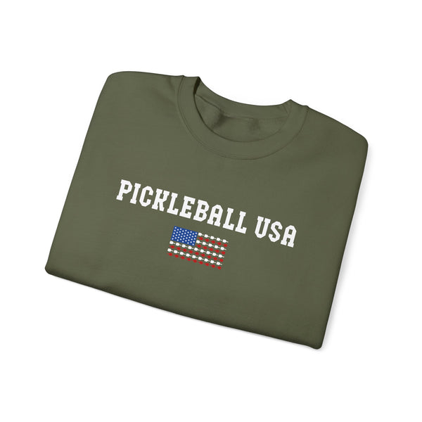 PICKLEBALL USA PADDLE FLAG Unisex Crewneck Sweatshirt