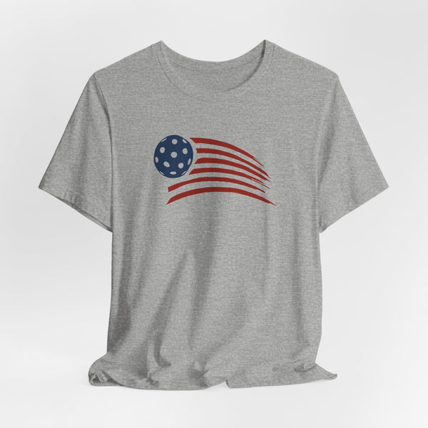 PICKLEBALL USA PAINTED FLAG Unisex Tee