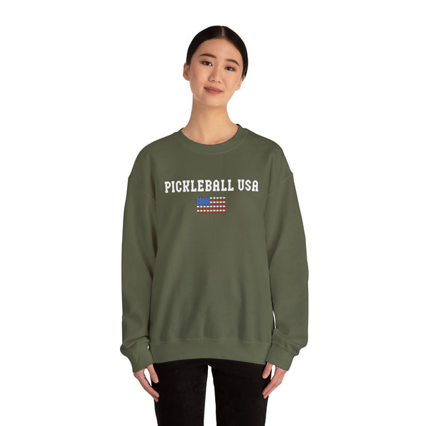 PICKLEBALL USA PADDLE FLAG Unisex Crewneck Sweatshirt