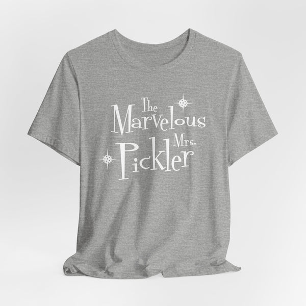 THE MARVELOUS MRS. PICKLER Unisex Pickleball Tee