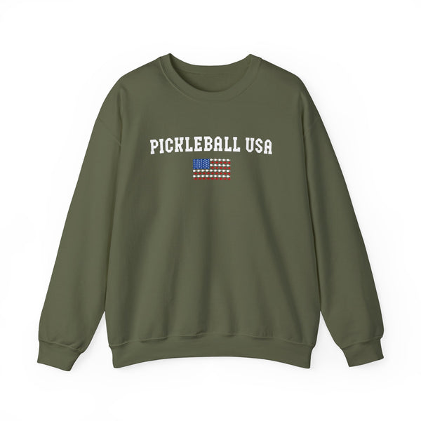 PICKLEBALL USA PADDLE FLAG Unisex Crewneck Sweatshirt