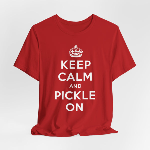 KEEP CALM Unisex Pickleball Tee