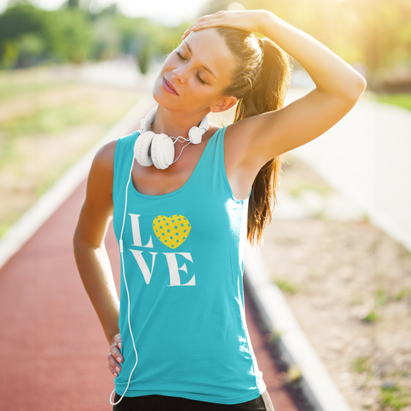 PICKLEBALL LOVE Women's Racerback Tank