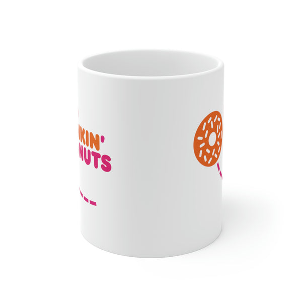 NO DINKIN' DONUTS Pickleball Mug